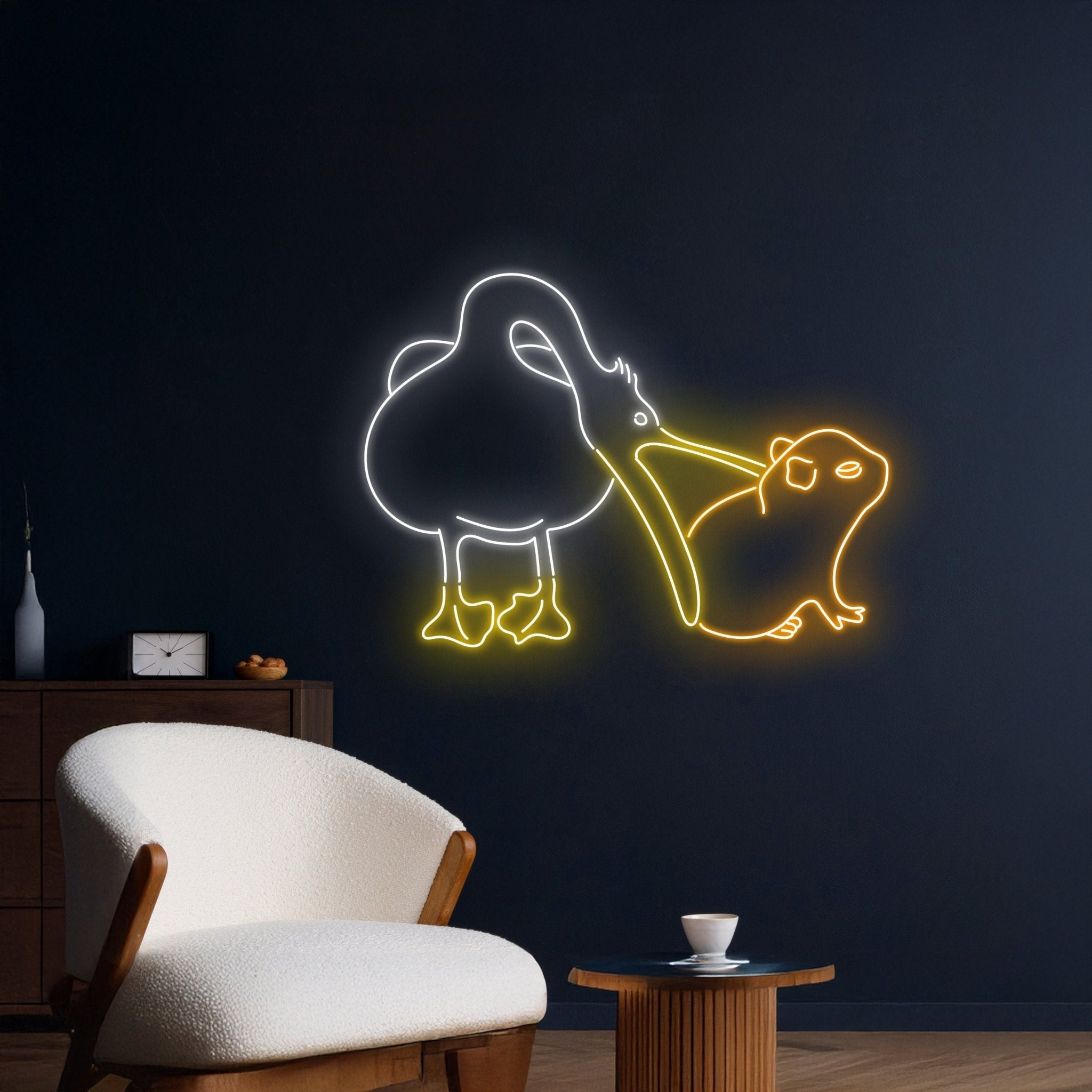 Capybara Pelican Neon Sign - Shineneon
