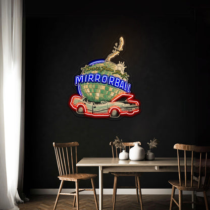 Car Comics Cutout Artwork Business Neon Sign - Shineneon