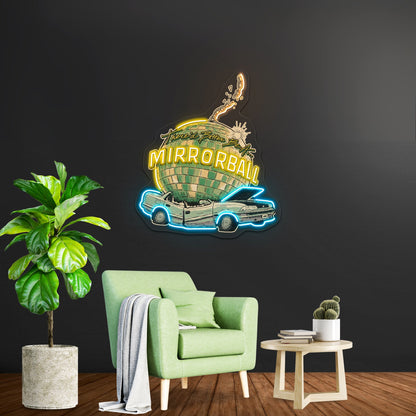 Car Comics Cutout Artwork Business Neon Sign - Shineneon