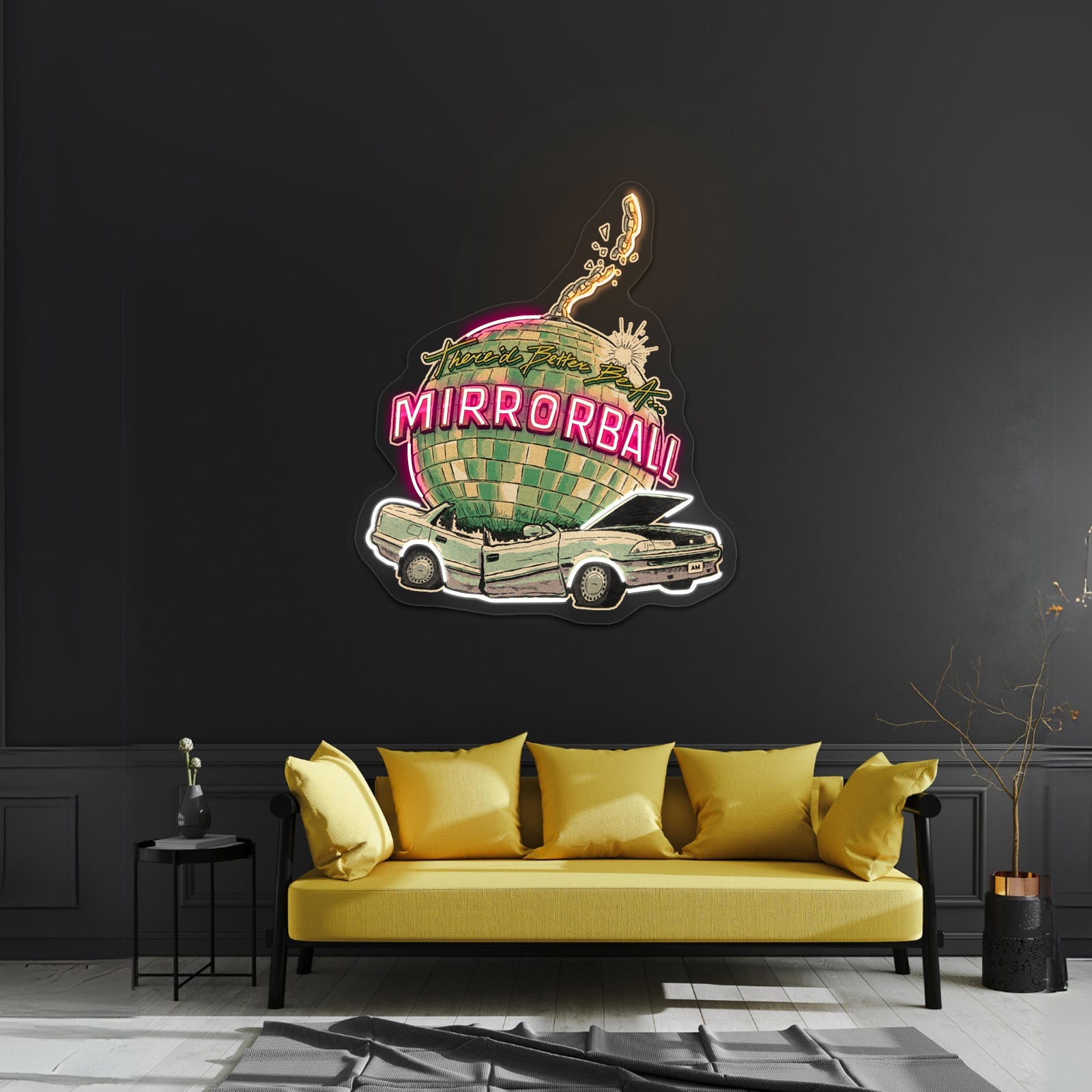 Car Comics Cutout Artwork Business Neon Sign - Shineneon