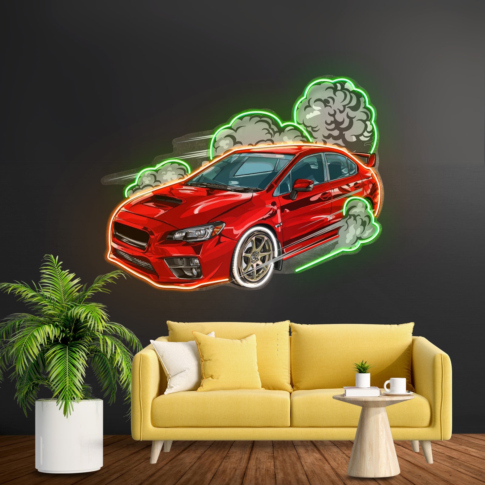 Car Fire Led Neon Sign Light Custom Led Signs - Shineneon