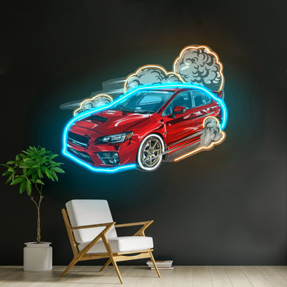 Car Fire Led Neon Sign Light Custom Led Signs