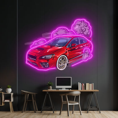 Car Fire Led Neon Sign Light Custom Led Signs