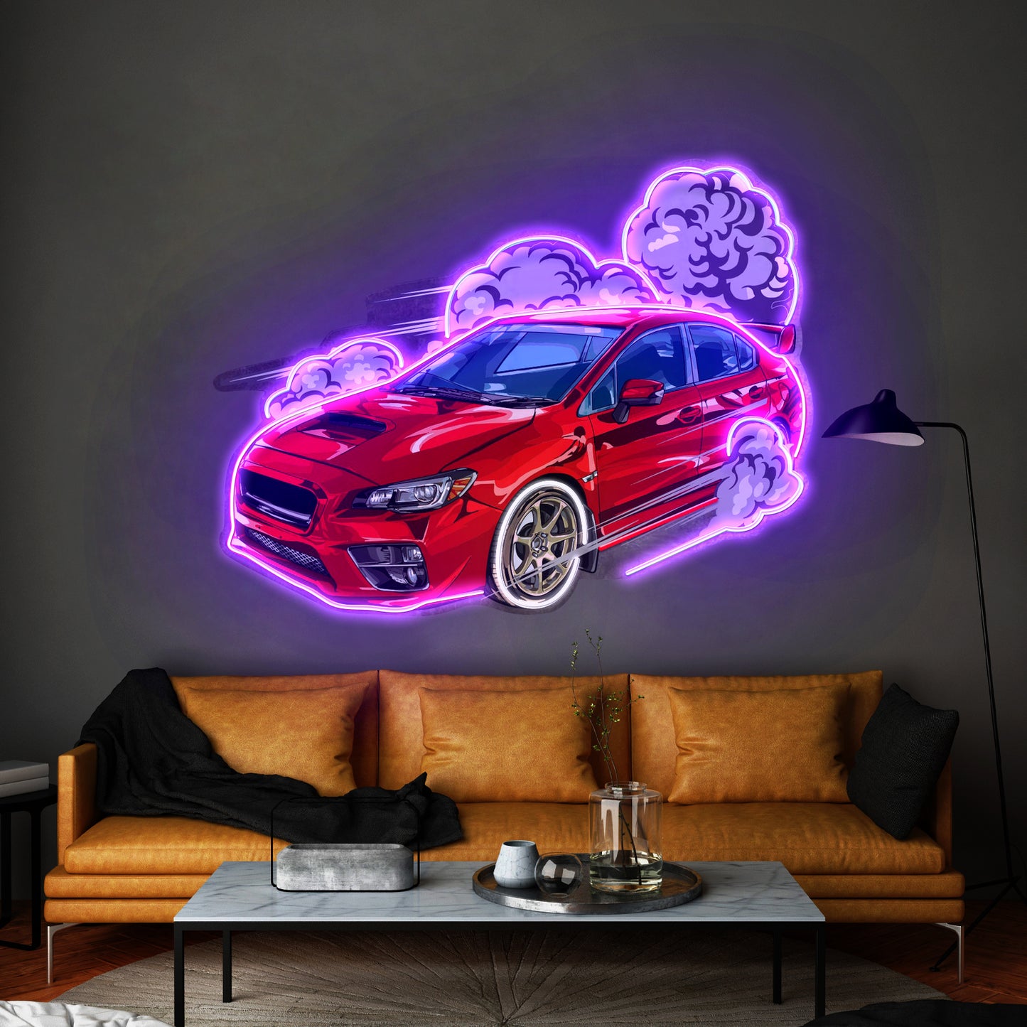 Car Fire Led Neon Sign Light Custom Led Signs