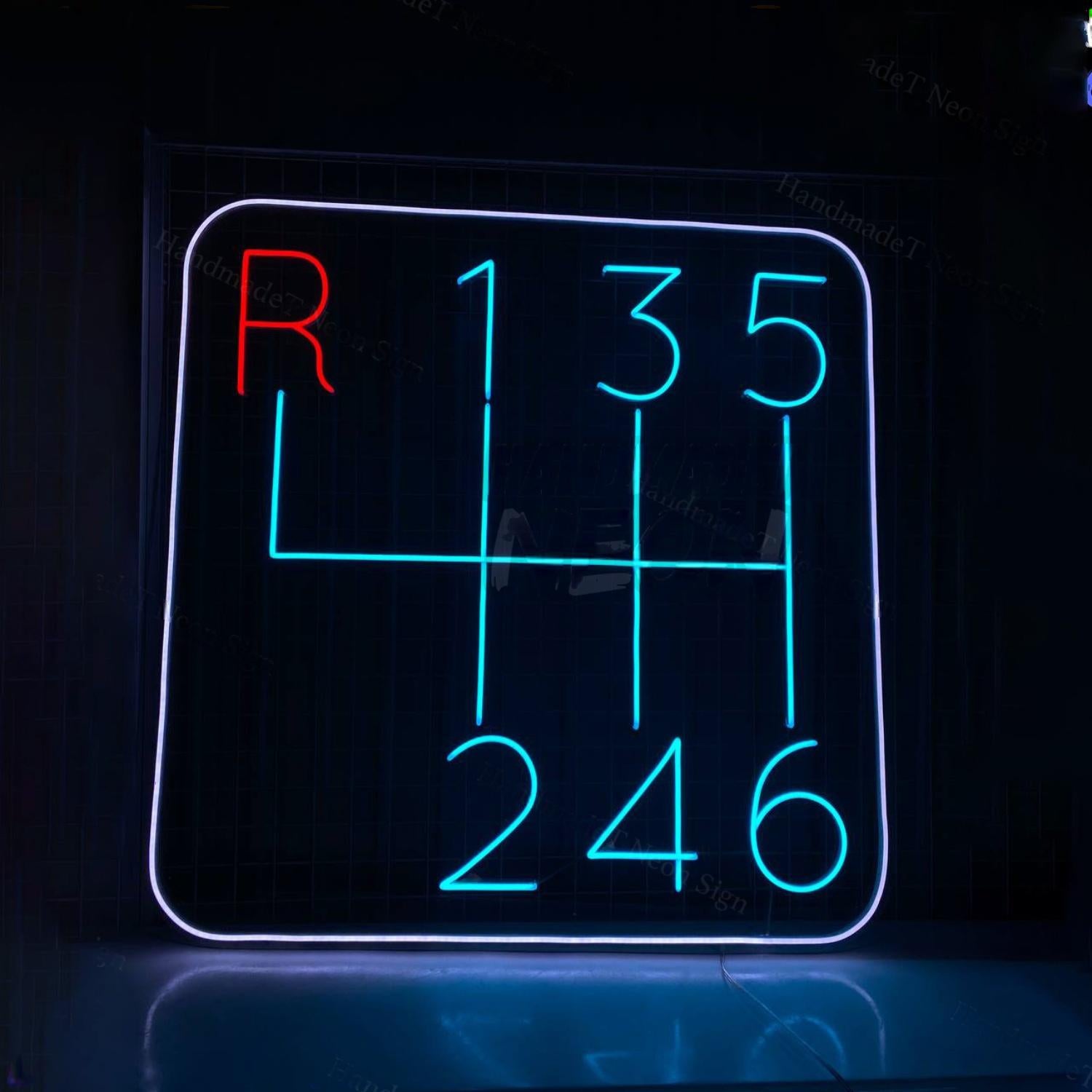 Car Gearbox Led Sign Car Shop Decor | Shineneon
