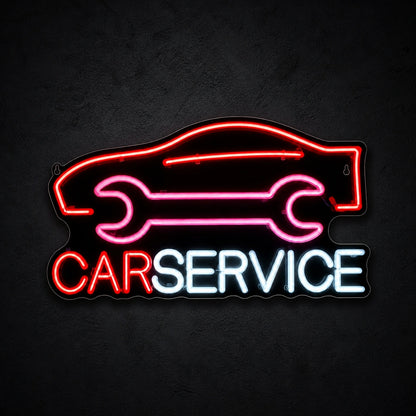 Car Service Wrench Garage Neon Sign Vintage LED Neon Sign high-converting product image
