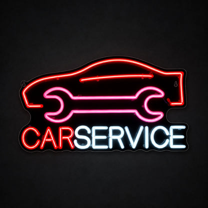 Car Service Wrench Garage Neon Sign Vintage LED Neon Sign main product image