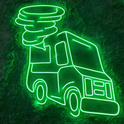 Car Silhouette Red Tabletop Led Neon Sign For Home Bar Cafe Decor-1 | Shineneon