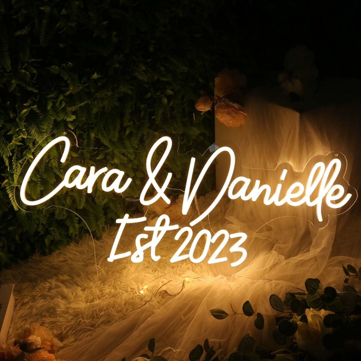 Cara And Danielle Est 2023 Yellow Led Neon Sign - Shineneon