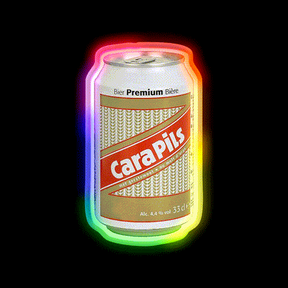 Cara Pils Beer Bar Decor Led Neon Sign Wall Art Rgb Color - LED neon sign close-up detail