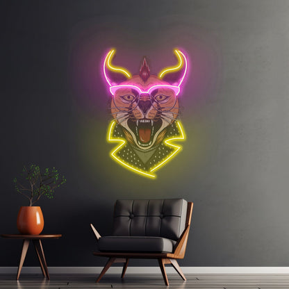 Caracal Cat Led Neon Sign Light Custom Led Signs - Shineneon