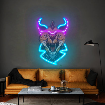 Caracal Cat Led Neon Sign Light Custom Led Signs