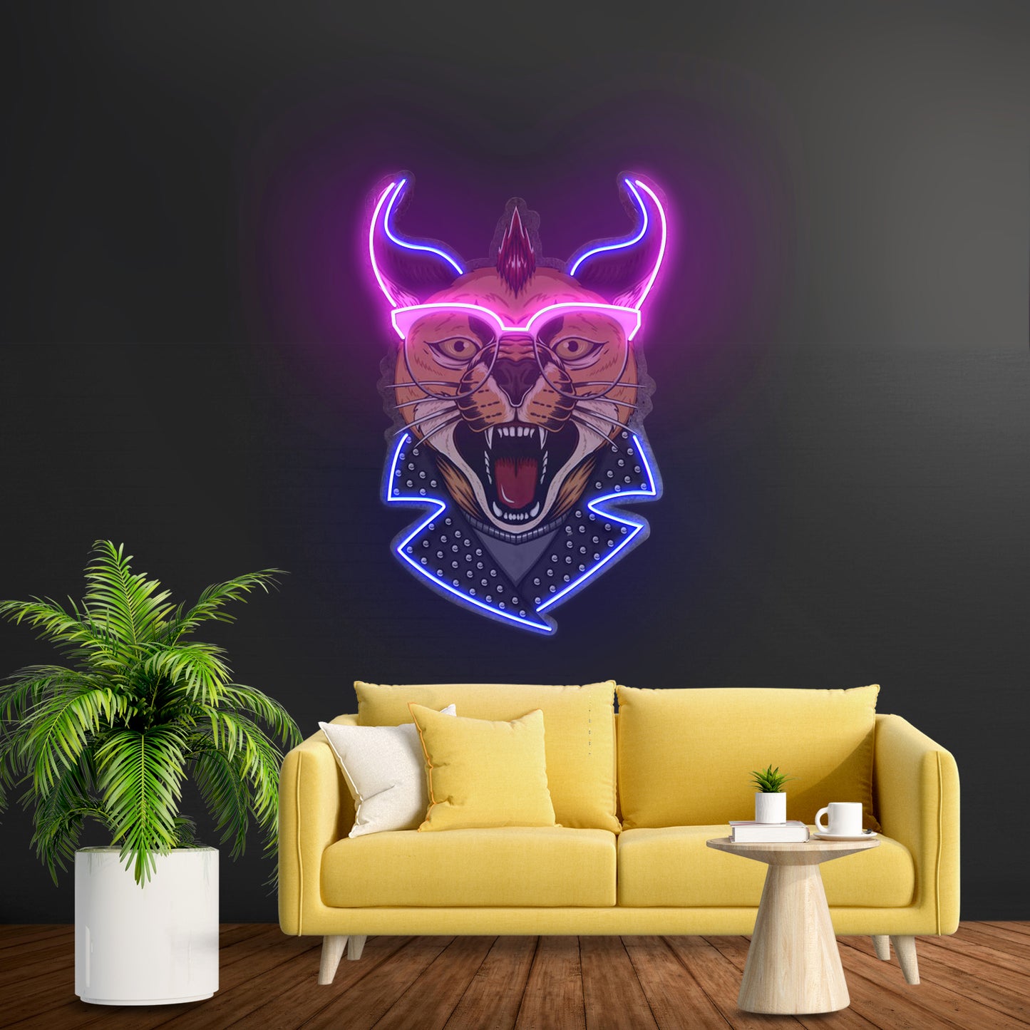 Caracal Cat Led Neon Sign Light Custom Led Signs