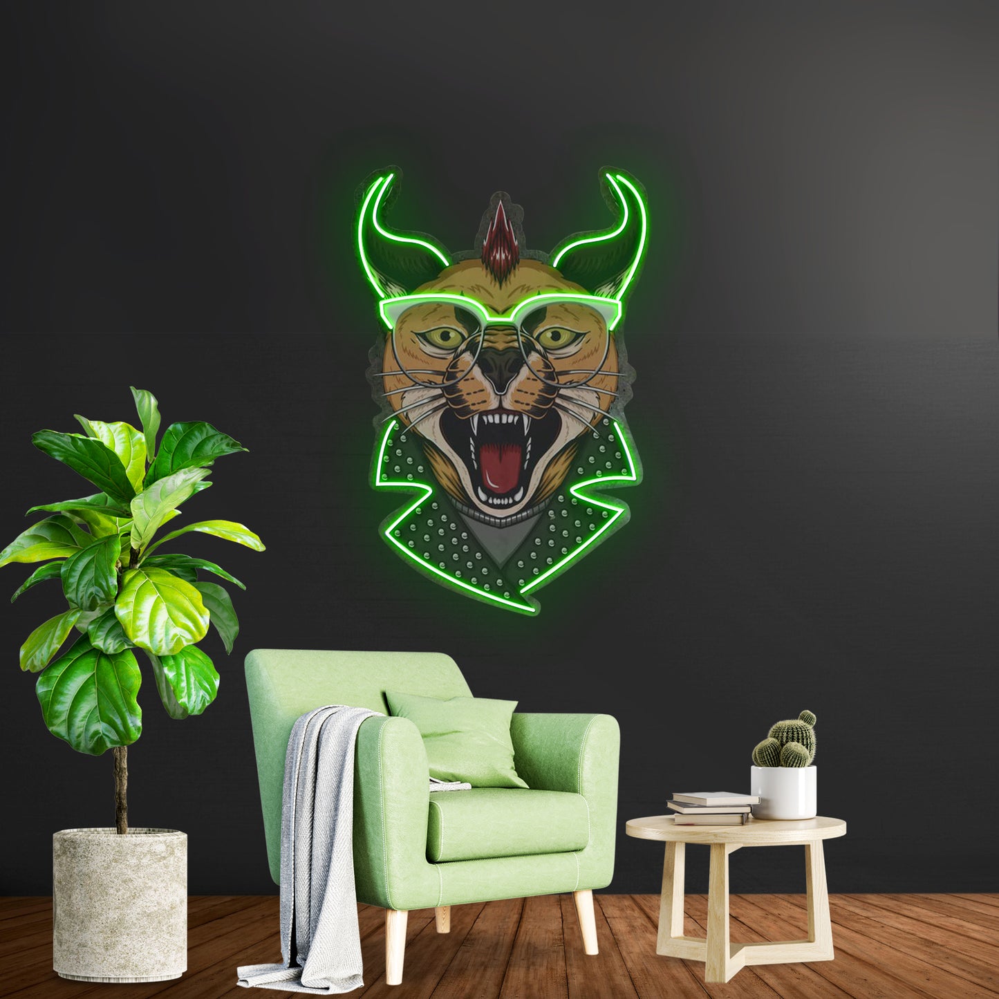 Caracal Cat Led Neon Sign Light Custom Led Signs