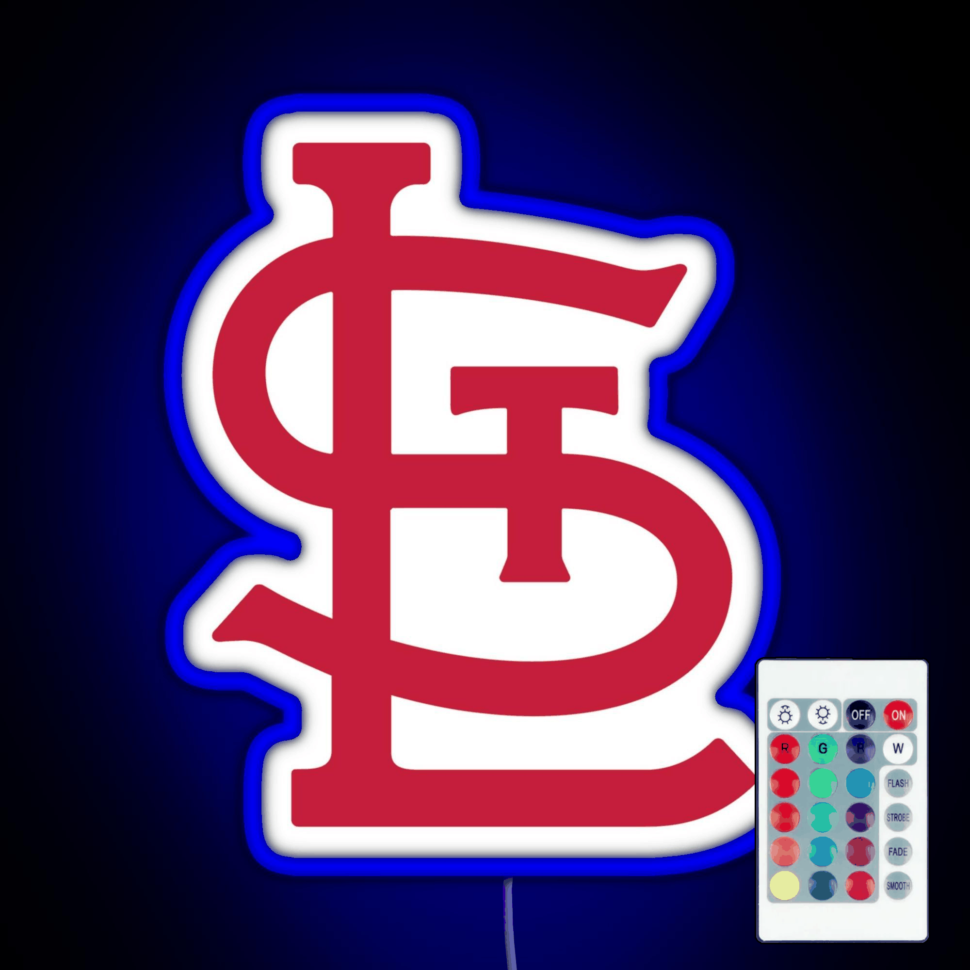 Cardinals City Rgb Led Neon Sign Pop Wall Art