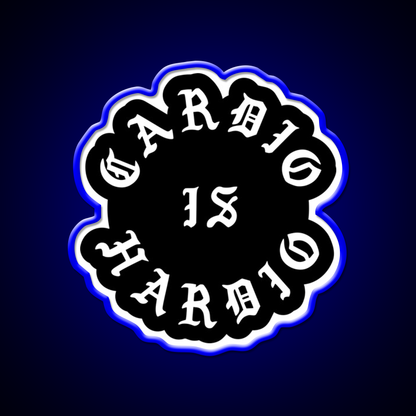 Cardio Is Hardio Gym Fitness Led Neon Sign Rgb Color - LED neon sign view 5