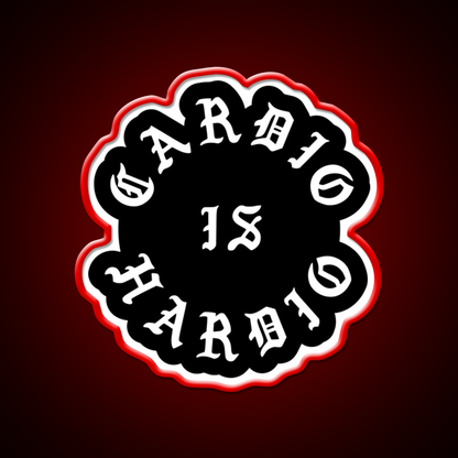 Cardio Is Hardio Gym Fitness Led Neon Sign Rgb Color - LED neon sign view 10