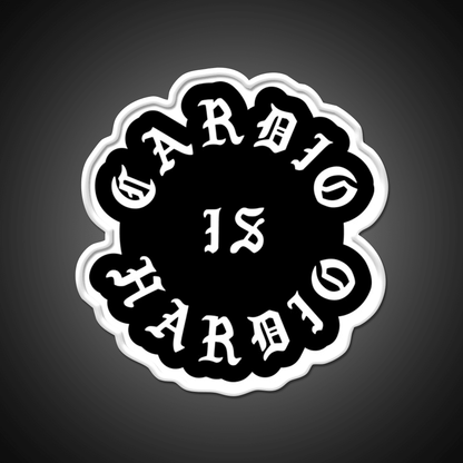 Cardio Is Hardio Gym Fitness Led Neon Sign Rgb Color - Shineneon