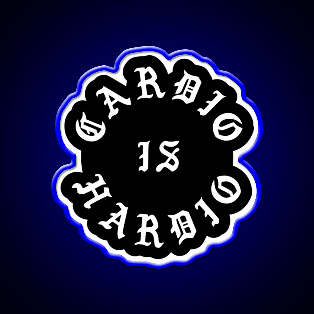 Cardio Is Hardio Gym Fitness Led Neon Sign Rgb Color - Shineneon