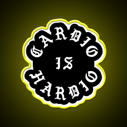 Cardio Is Hardio Gym Fitness Led Neon Sign Rgb Color - LED neon sign view 7