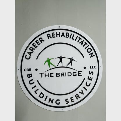Career Rehabilitation Building Services Acrylic Business Logo Sign - Shineneon