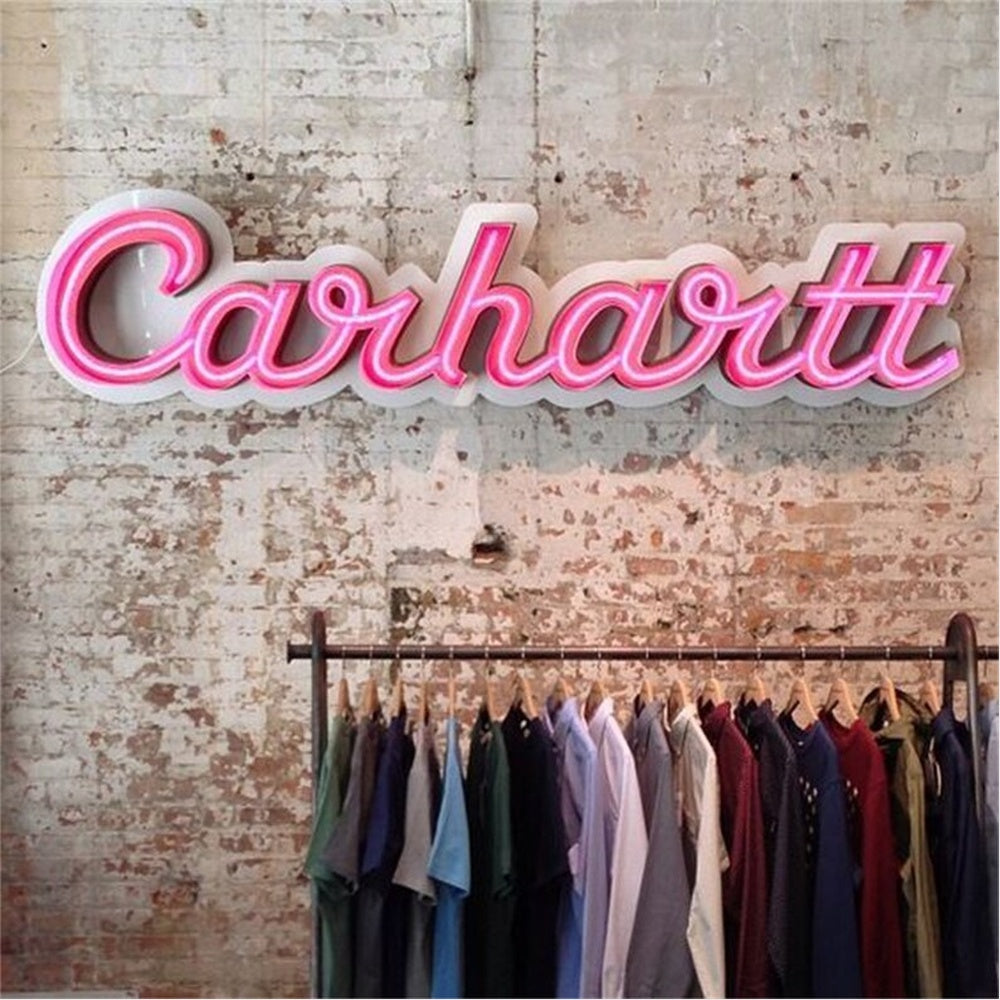 Carhartt 3D Frontlit Channel Letters Led Light Sign