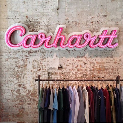 Carhartt 3D Frontlit Channel Letters Led Light Sign
