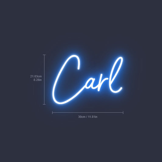 Carl Custom Name Neon Sign