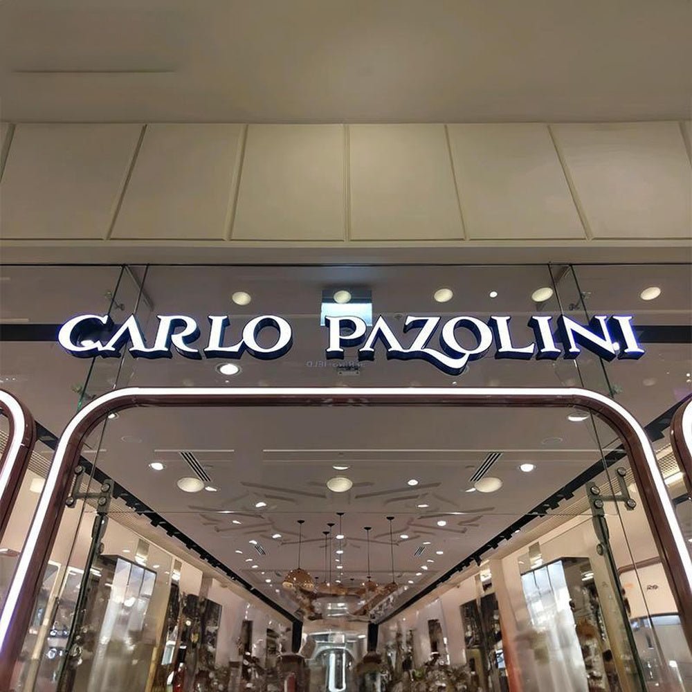 Carlo Pazolini 3D Frontlit Letters Metal Led Sign - Shineneon