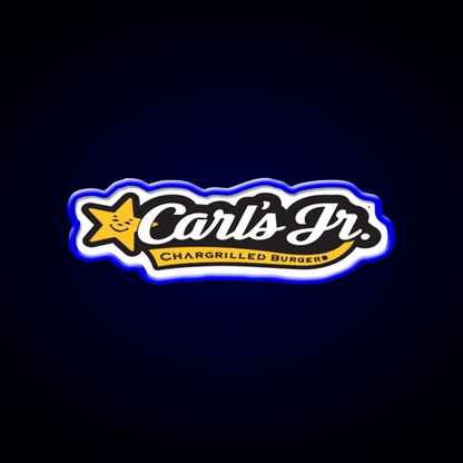 Carls Jr Fast Food Led Neon Sign For Burger Place Rgb Color - Shineneon