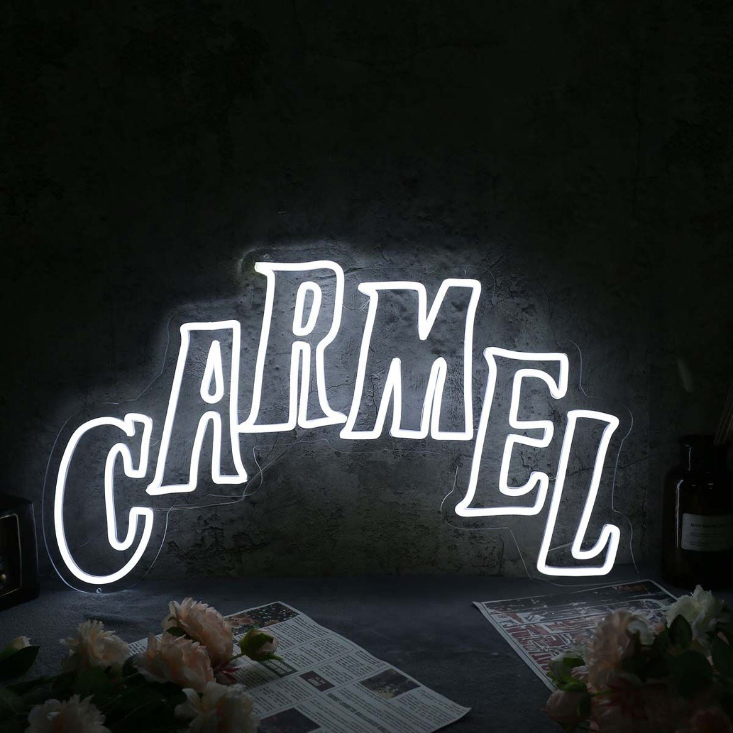 Carmel White Led Neon Sign | Shineneon