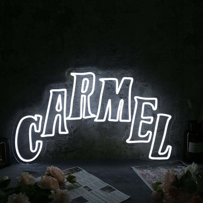 Carmel White Led Neon Sign | Shineneon
