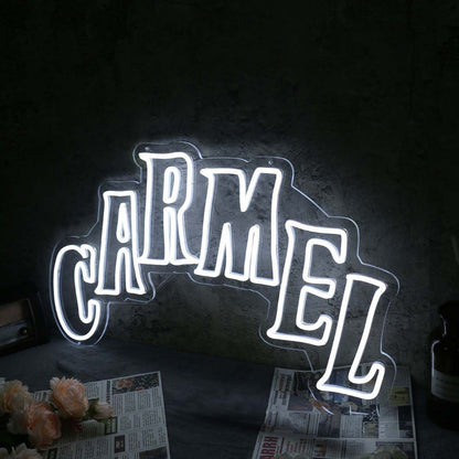 Carmel White Led Neon Sign | Shineneon