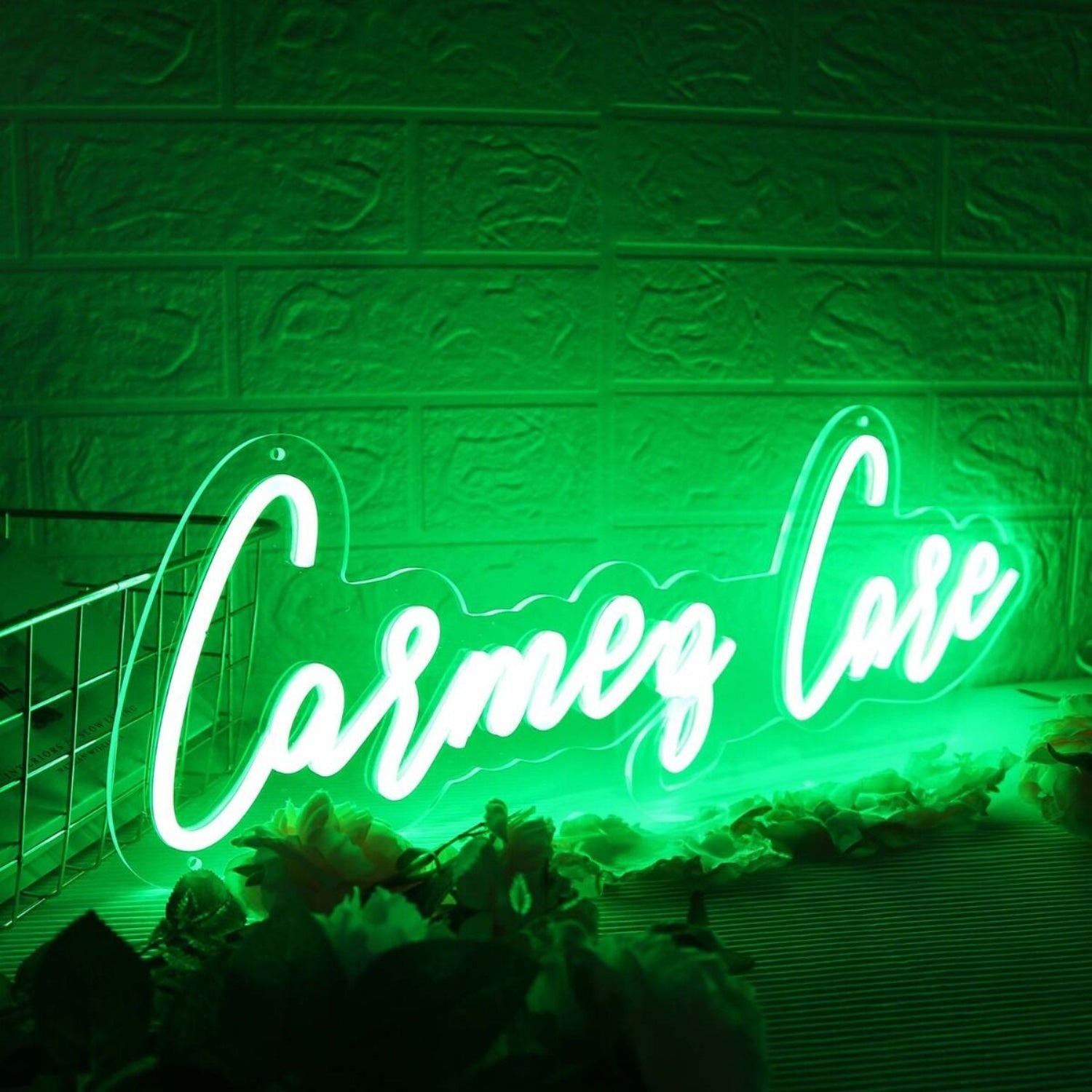 Carmen Care Green Led Neon Sign - Shineneon