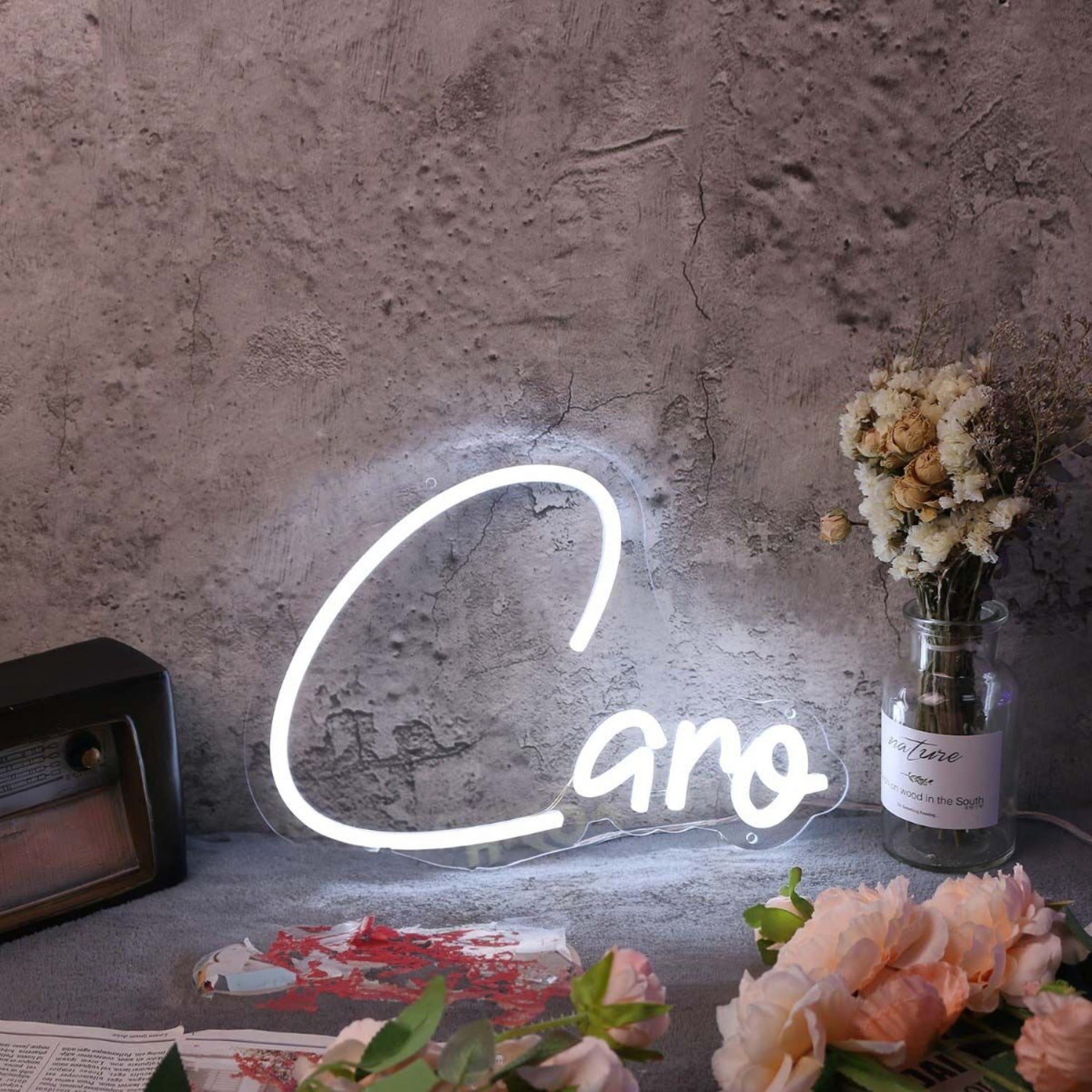Caro White Led Neon Sign - Shineneon
