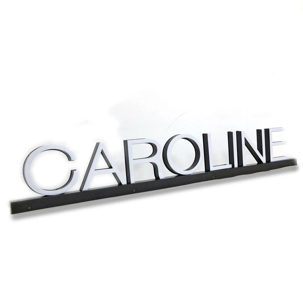 Caroline 3D Frontlit Channel Letters Led Light Sign