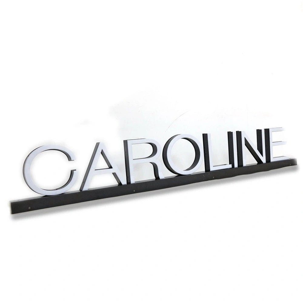 Caroline 3D Frontlit Channel Letters Led Light Sign - Shineneon
