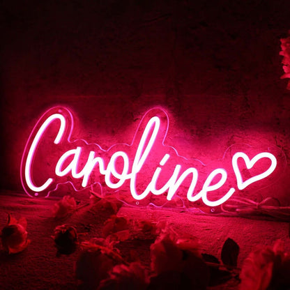Caroline Red Led Neon Sign - Shineneon