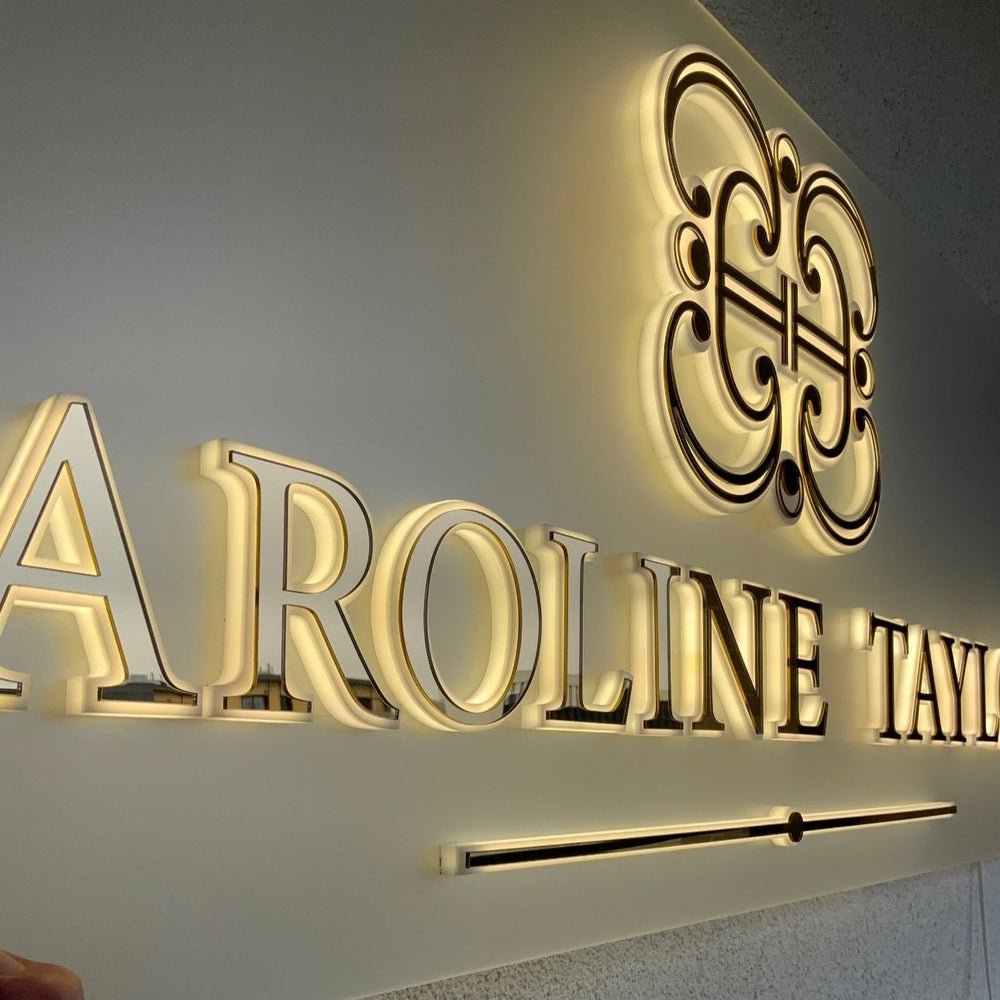 Caroline Taylor 3D Backlit Channel Letters Led Light Sign - Shineneon