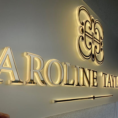 Caroline Taylor 3D Backlit Channel Letters Led Light Sign - Shineneon