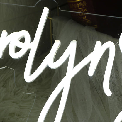 Carolyn Styles White Led Neon Sign - Shineneon