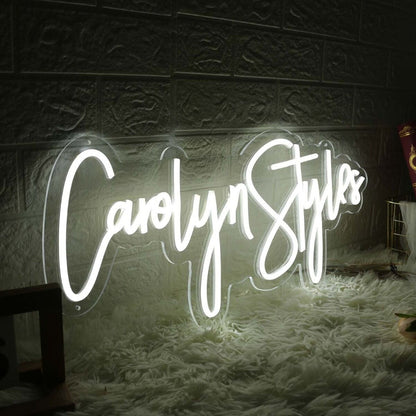 Carolyn Styles White Led Neon Sign - Shineneon