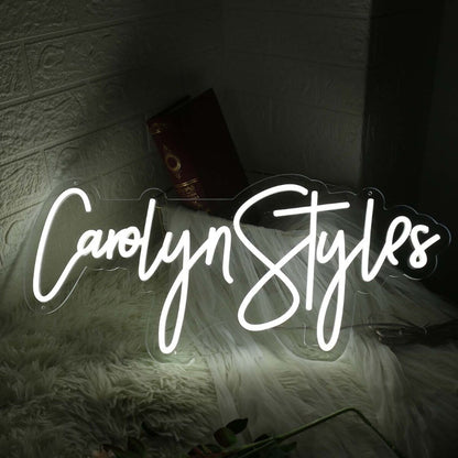 Carolyn Styles White Led Neon Sign - Shineneon