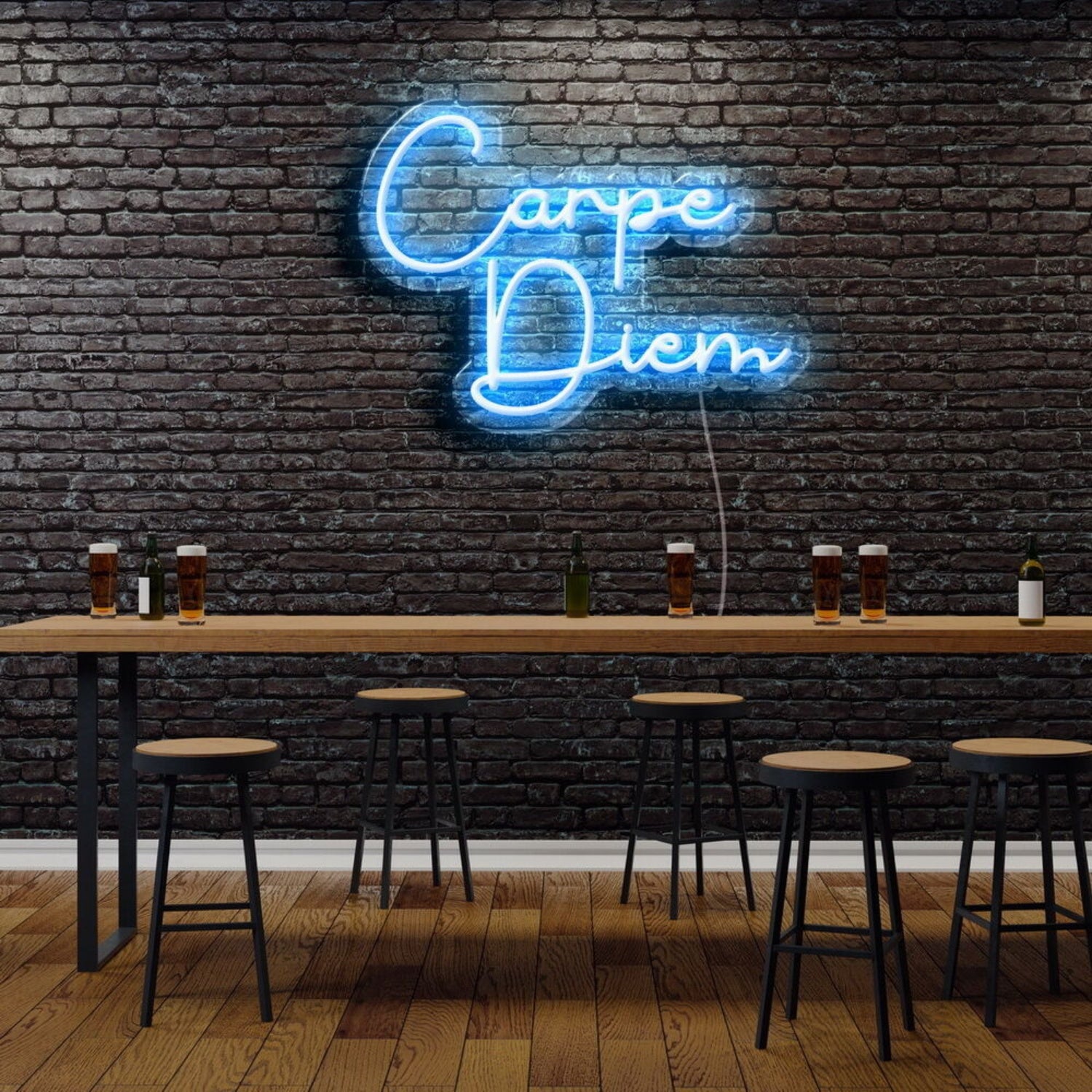 Carpe Diem Neon Sign For Motivational And Inspirational Spaces | Shineneon