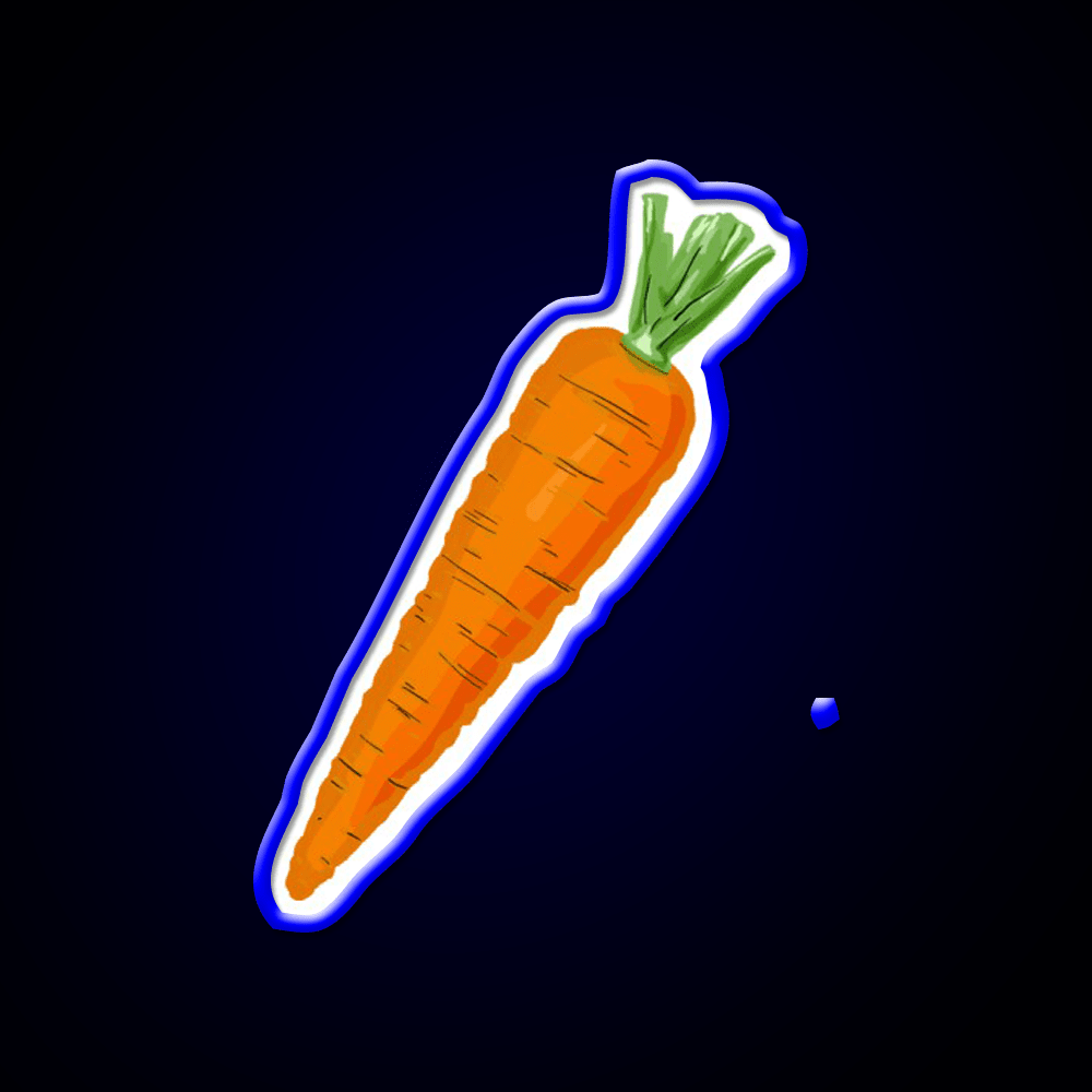 Carrot Snack Food Led Neon Sign Rgb Color - Shineneon