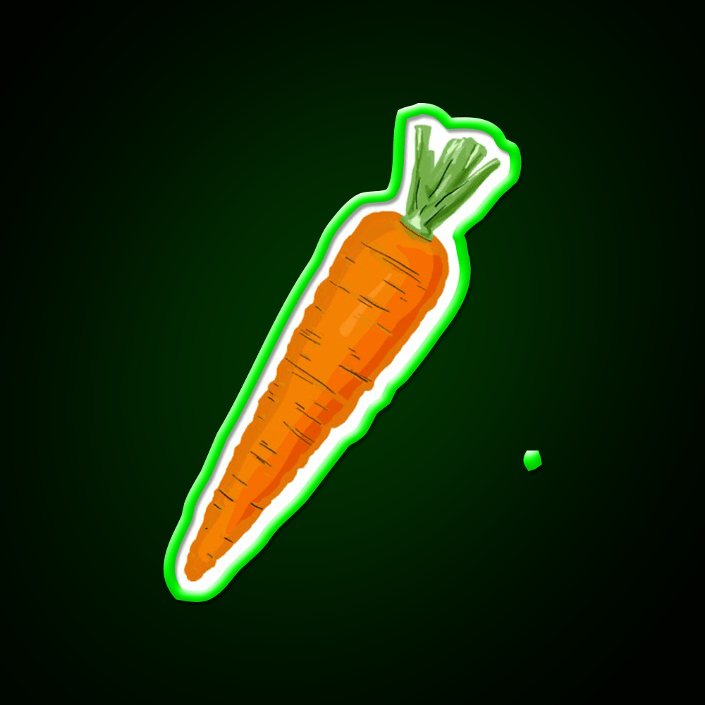 Carrot Snack Food Led Neon Sign Rgb Color - Shineneon