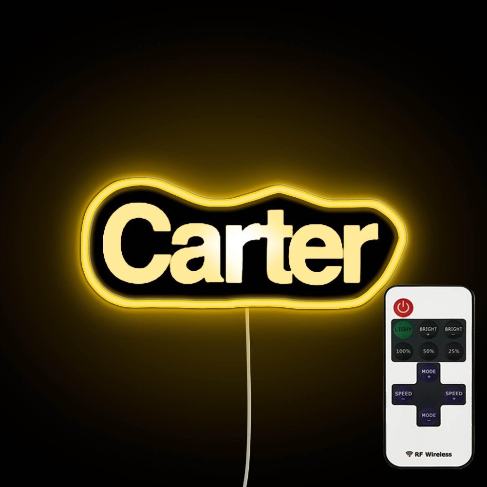 Carter Logo Neon Sign - Shineneon
