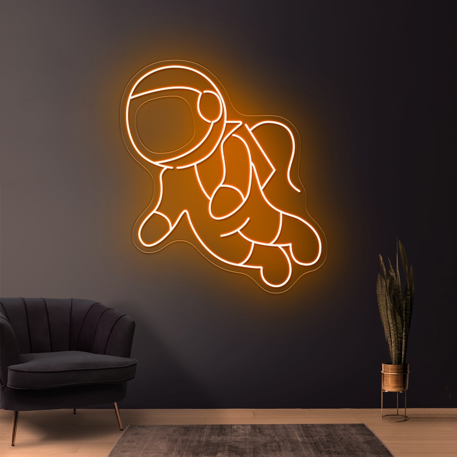 Cartoon Astronaut Large Neon Signs - Shineneon