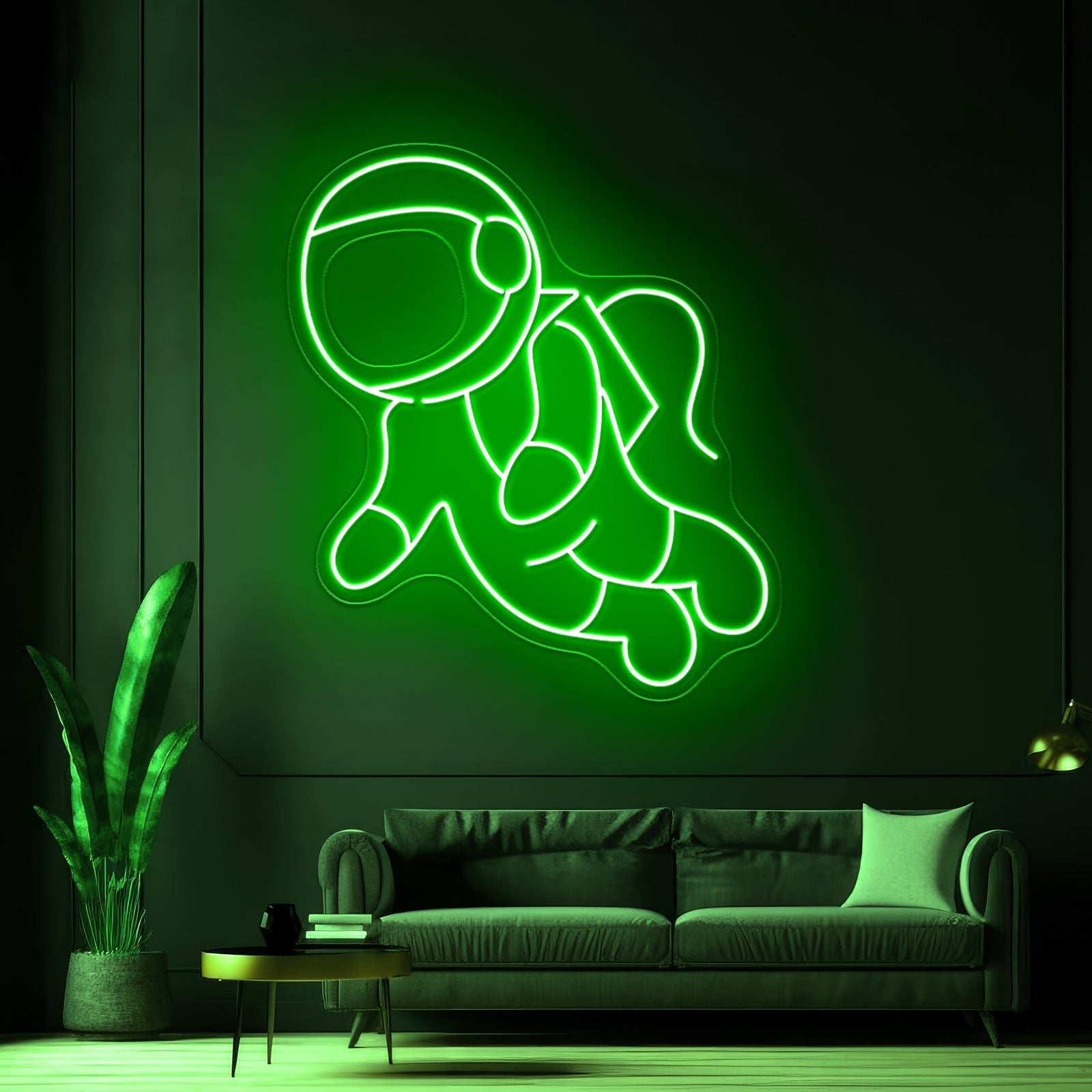Cartoon Astronaut Large Neon Signs - Shineneon