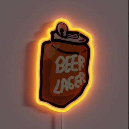 Cartoon Beer Can Rgb Led Neon Sign - Shineneon